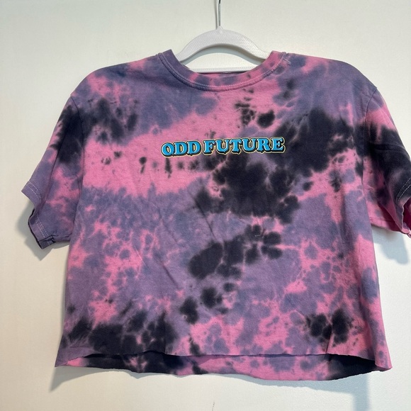 Odd Future X Santa Cruz Sz: M Cropped Tie Dye T Shirt Doughnut Graphic Skater. - Picture 2 of 6